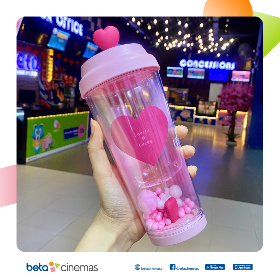  Bình nước valentine 