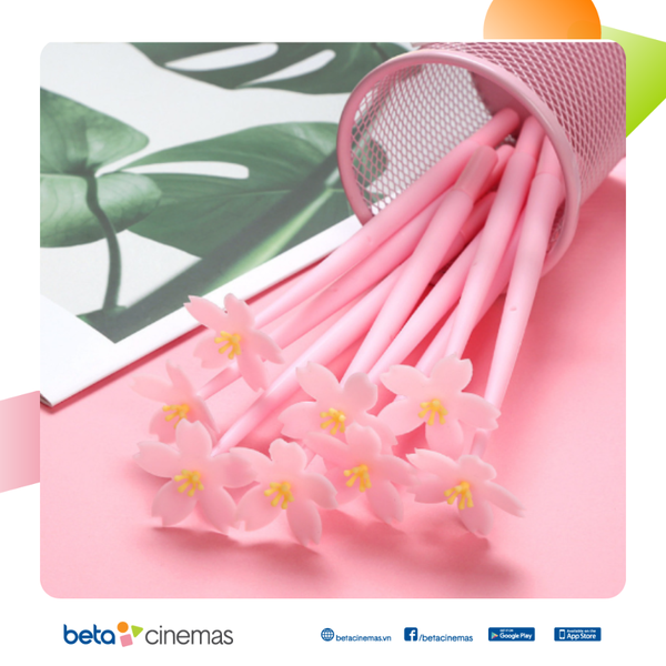  Bút bi Hoa anh đào 