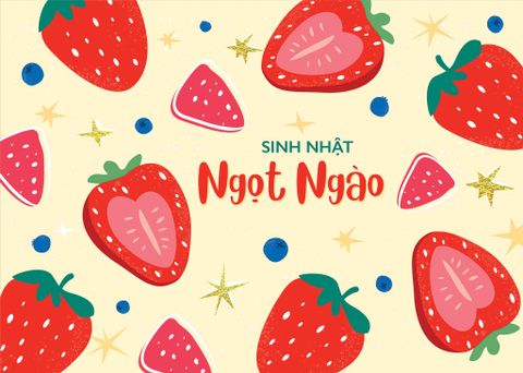  Puzzle Postcard - Sinh nhật ngọt ngào 