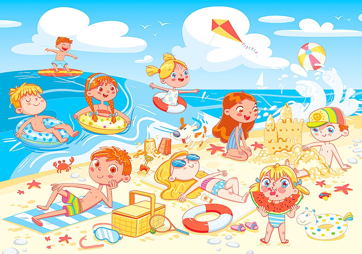  Vui Chơi Tại Bãi Biển - 100 Mảnh 