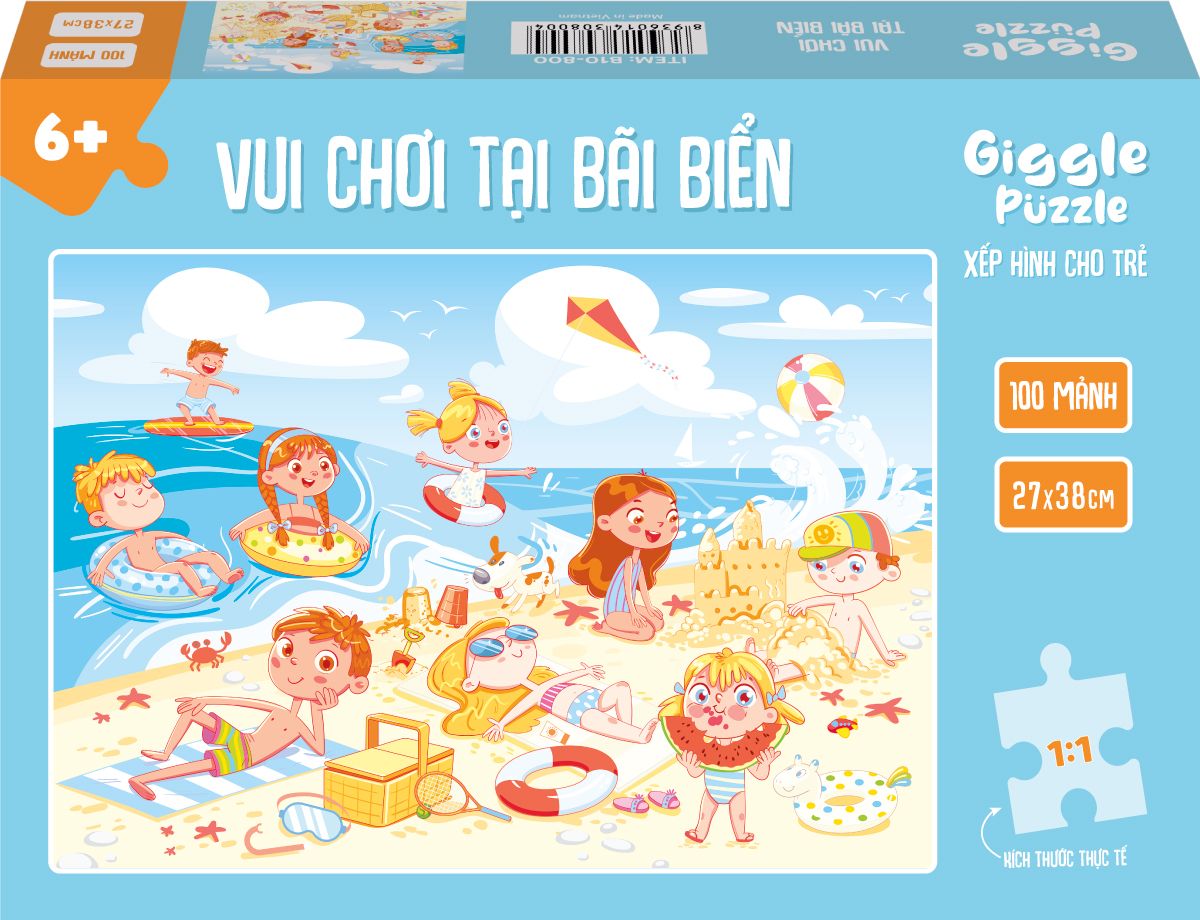  Vui Chơi Tại Bãi Biển - 100 Mảnh 