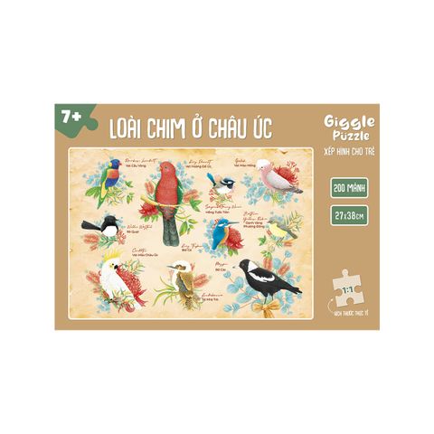  Puzzle 200 - Chủ Đề : Loài Chim Ở Châu Úc 