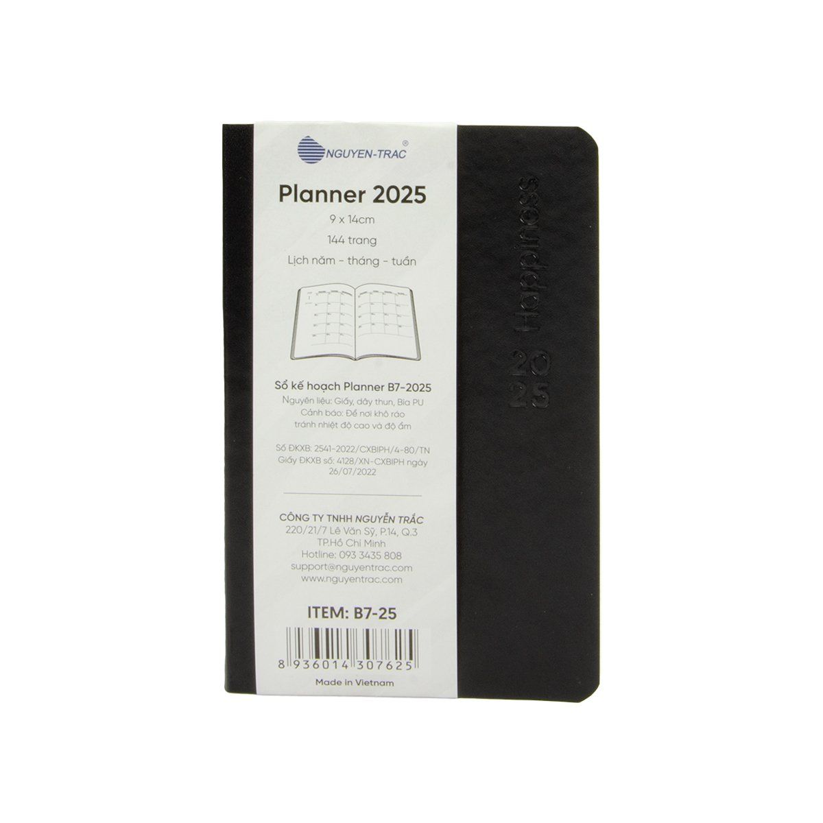  Planner B7 - 2025 - Happiness 