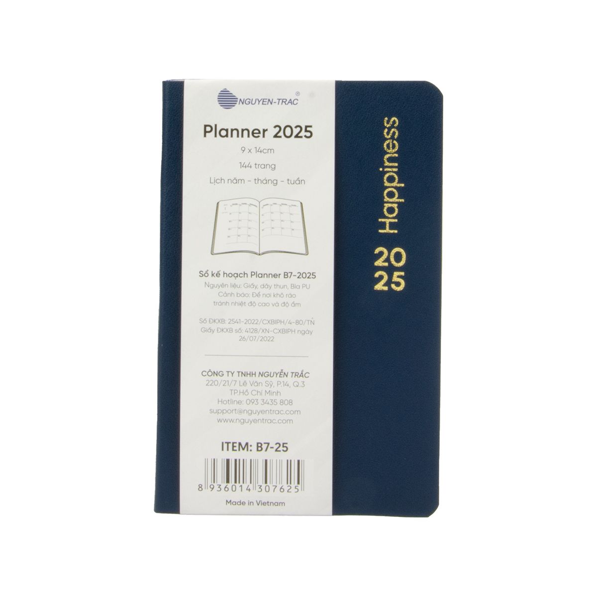 Planner B7 - 2025 - Happiness 