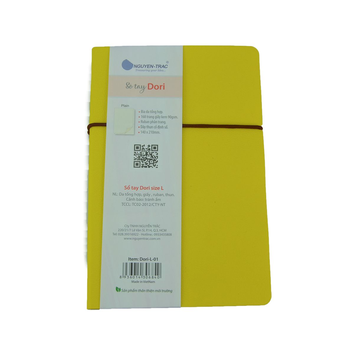  Sổ Tay Bìa Mềm A5 - Dori Size L 