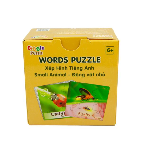  Puzzle English - Xếp Hình Từ Vựng - Động Vật Nhỏ 