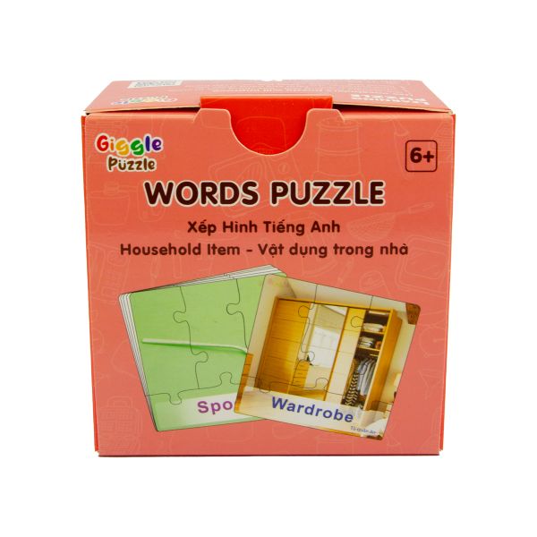  Puzzle Từ Vựng TIếng Anh - Vật Dụng Trong Nhà 