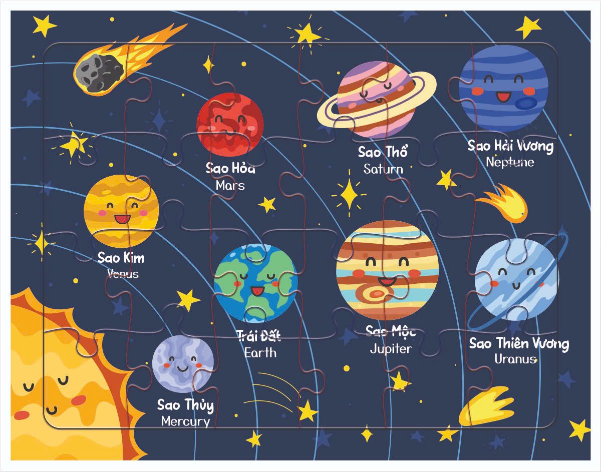  Tranh Xếp Hình Giggle 24 Mảnh 21x16cm 