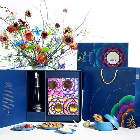 Set 21: Thiên Địa Hòa Minh - 1r4 bánh Tết 2025
