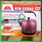  Ấm siêu tốc Kim Cương 5 lít Inox 