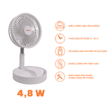  Quạt sạc gấp gọn NFF1617W/P Nanoco 