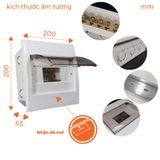  Tủ điện âm tường 4/8 NDP108P-1 Nanoco 