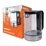  Ca siêu tốc, ấm siêu tốc thủy tinh NKT1790 Nanoco 
