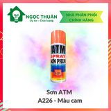  Sơn xịt, sơn phun ATM nhiều màu (thùng 12 chai) 