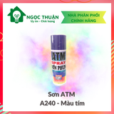  Sơn xịt, sơn phun ATM nhiều màu (thùng 12 chai) 