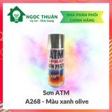  Sơn xịt, sơn phun ATM nhiều màu (thùng 12 chai) 