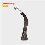 Đèn bàn Điện Quang ĐQ LDCL1.1 ( Đèn bàn 5W, tích hợp đồng hồ báo thức ) 