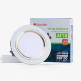  Đèn LED Downlight âm trần Rạng Đông AT10 viền vàng/ bạc 