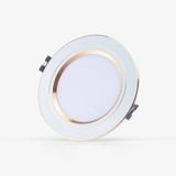  Đèn LED Downlight âm trần Rạng Đông AT10 viền vàng/ bạc 