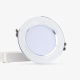  Đèn LED Downlight âm trần Rạng Đông AT10 viền vàng/ bạc 