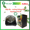  Bộ bếp lẩu và nướng không khói Namilux EVS-2 sử dụng lon gas mini 