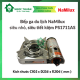  Bếp ga du lịch siêu nhỏ Namilux inox PS1711AS 