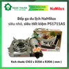  Bếp ga du lịch siêu nhỏ Namilux inox PS1711AS 
