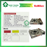  Bếp ga du lịch Namilux Compact Inox PM1811AS chuyên dùng quán ăn nhà hàng 