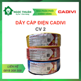  Dây cáp điện đơn Cadivi CV 2 - 0.6/1KV 