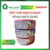  Dây cáp điện đôi Cadivi VCmd 2x0.5 (2x16) 0.6/1KV 