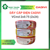  Dây cáp điện đôi Cadivi VCmd 2x0.75 (2x24) 0.6/1KV 