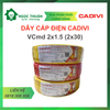  Dây cáp điện đôi Cadivi VCmd 2x1.5 (2x30) 0.6/1KV 