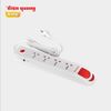  Ổ cắm Điện Quang ĐQ ESK DBW104 kiểu tàu siêu tốc, 4 lỗ 3 chấu, 1 công tắc, màu trắng, dây dài 2 mét, 5 mét 