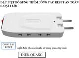  Ổ cắm xoay gập gọn Điện Quang ESK RT 