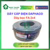  Dây cáp pha mềm 2 lõi Daphaco FA 2x4 