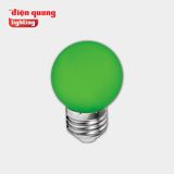  Đèn LED Bulb Điện Quang ĐQ LEDBU14G45 1W, màu trắng, vàng, tím, xanh, đỏ 