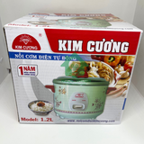  Nồi cơm Kim Cương  nắp rời 1.2 lít 
