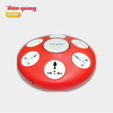  Ổ cắm UFO Điện Quang 6 lỗ 3 chấu dây dài 2m 