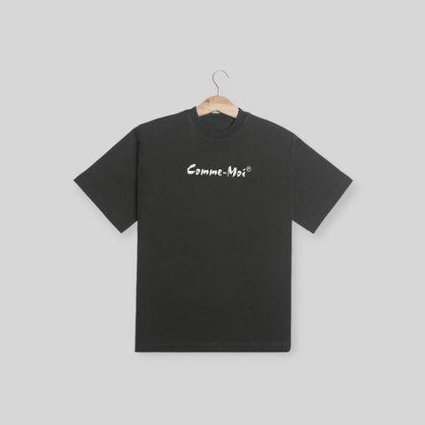  Áo thun cổ tròn viền regular ép nhung 