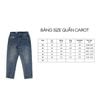 Quần Denim Carot selvedge - Quần Jean Lai Biên