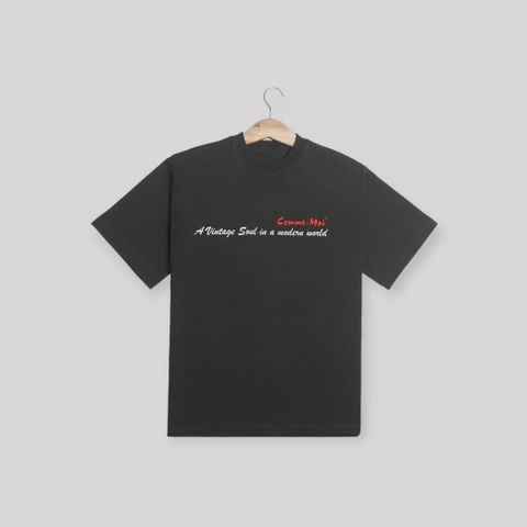  Áo Thun Cổ Tròn Viền Regular Định Lượng 250g 