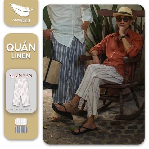  Linen Pants for Summer - Alain Tan 