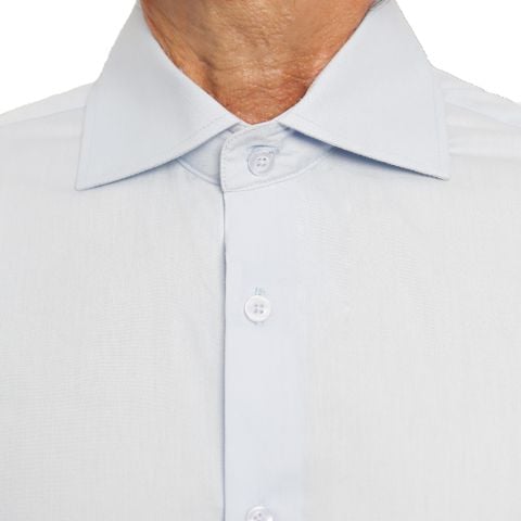  Áo sơ mi vải Kate form dáng Regular, cổ áo Cut Away 