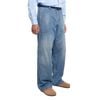 Quần Denim Mỏng Ống Suông Phong Cách Hải Quân