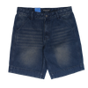Quần Short Denim Xanh Đậm 2 Túi Nắp Sau