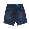 Quần Short Denim Xanh Đậm 2 Túi Nắp Sau