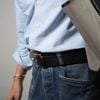 Thắt Lưng Denim ALain Tan - Chất Liệu Da Bò Bản 3,8cm Mang Đậm Phong Cách Cổ Điển