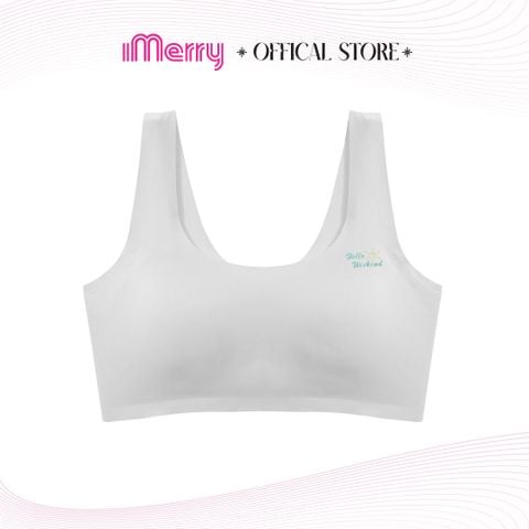 Áo lá iMerry cho học sinh cấp 2 cấp 3 chất su đúc cao cấp không lộ viền lộ màu áo lót cho bé gái tuổi dậy thì BRA5002