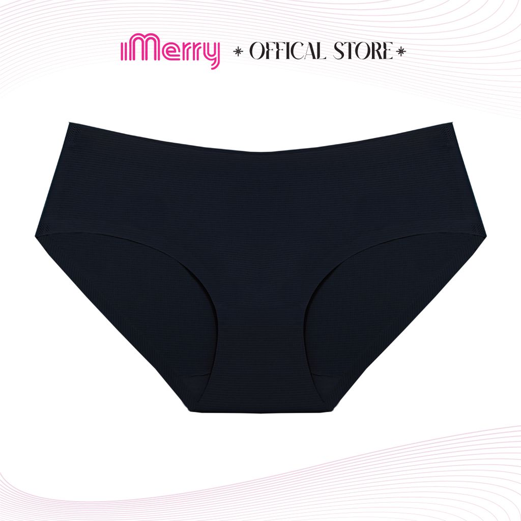 Combo 6 quần lót nữ bonding iMERRY cạp thấp không đường may,bề mặt lỗ li ti,thoáng khí VQ030