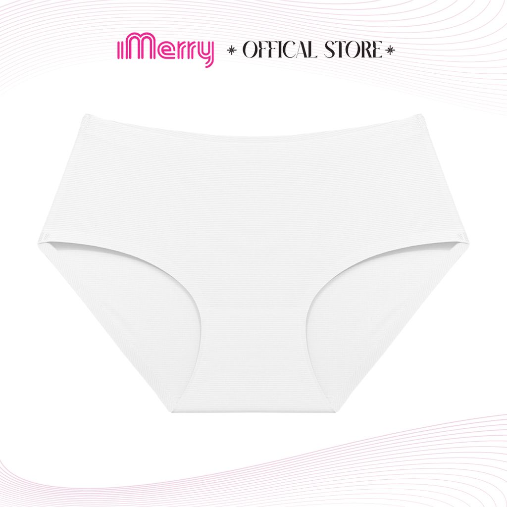 Combo 3 quần lót nữ bonding iMERRY cạp cao không đường may,không gây hằn vết,thiết kế bề mặt lỗ li ti,thoáng khí VQ030A